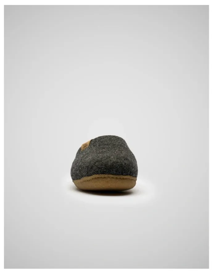 Rodd & Gunn Wanaka Wool Slipper in Charcoal