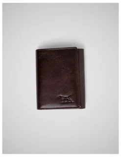 Rodd & Gunn Wesport Tri Fold Wallet in Chocolate