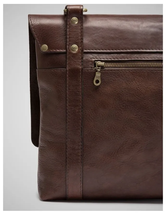 Rodd & Gunn Woodstock Satchel Bag in Brown