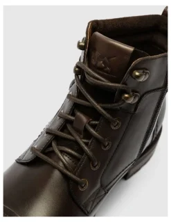 Rodd & Gunn Brookdale Military Boots in Chocolate