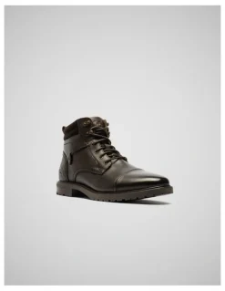 Rodd & Gunn Brookdale Military Boots in Chocolate