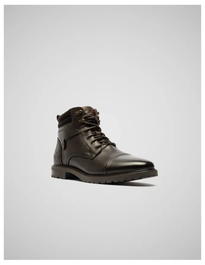 Rodd & Gunn Brookdale Military Boots in Chocolate