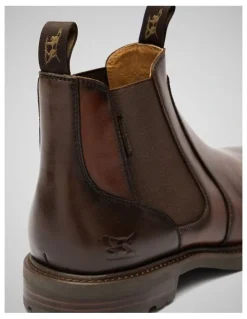 Rodd & Gunn Brooklyn Chelsea Boot in Redwood Chocolate