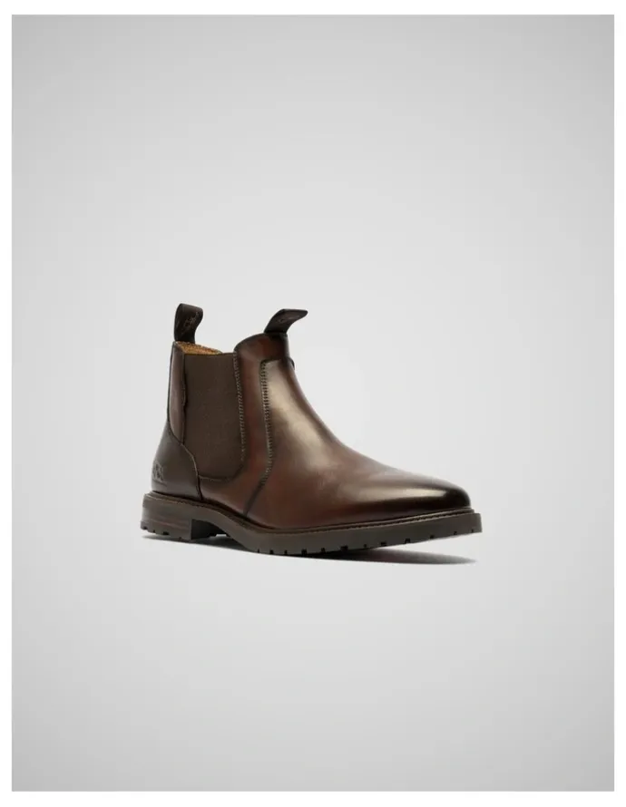 Rodd & Gunn Brooklyn Chelsea Boot in Redwood Chocolate