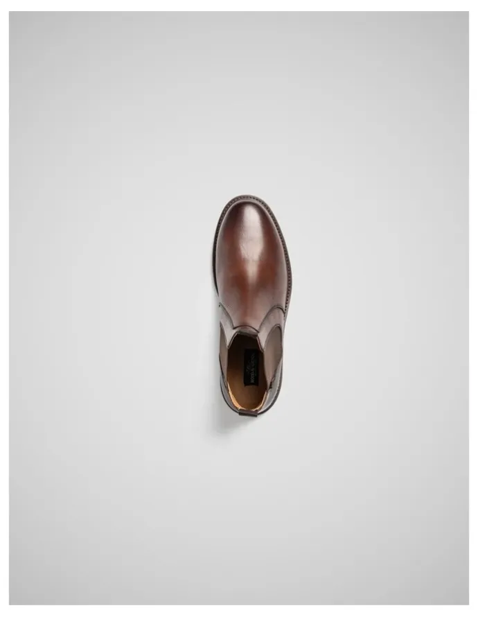 Rodd & Gunn Brooklyn Chelsea Boot in Redwood Chocolate
