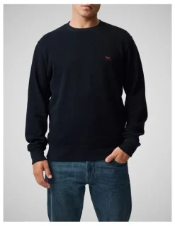 Rodd & Gunn Crew Neck Sweat Shirt in Deep Sea