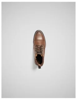 Rodd & Gunn Durham Military Boots in Coffee