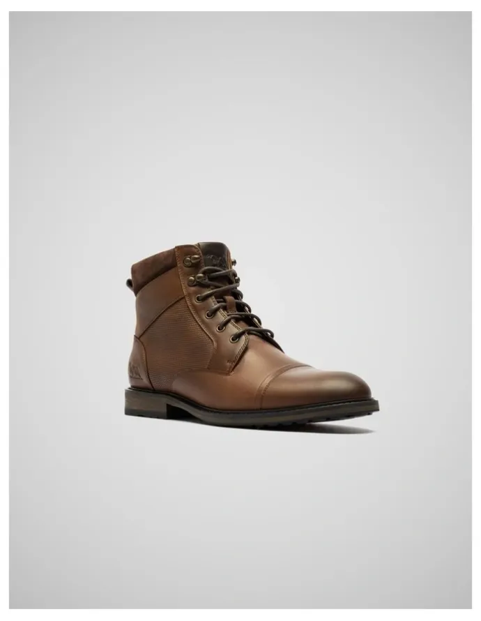 Rodd & Gunn Durham Military Boots in Coffee