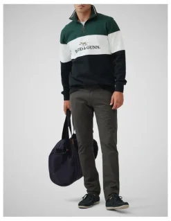 Rodd & Gunn Foresters Peak Sweat in Forest