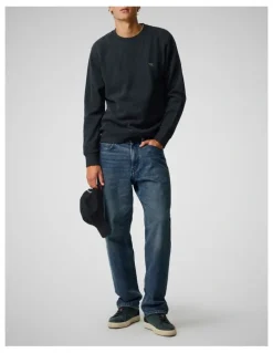 Rodd & Gunn Gunn Crew Neck Sweat in Graphite