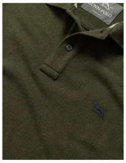 Rodd & Gunn Long Sleeve Sports Fit Gunn Polo in Army