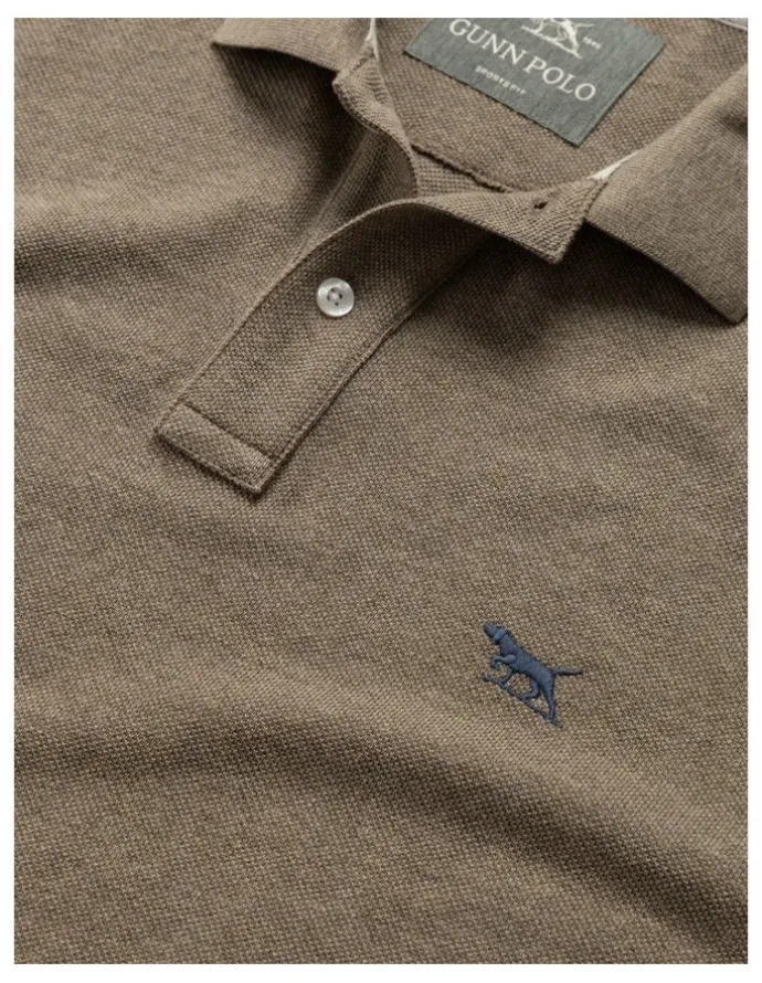 Rodd & Gunn Long Sleeve Sports Fit Gunn Polo in Latte