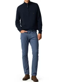 Rodd & Gunn Motion Melange Straight Fit Jean Long Leg in Denim