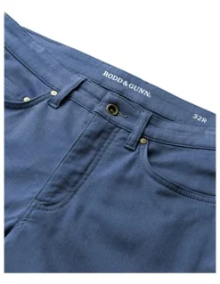 Rodd & Gunn Motion Melange Straight Fit Jean Long Leg in Denim
