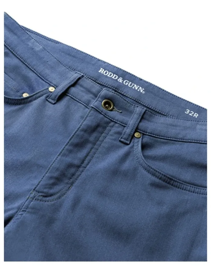 Rodd & Gunn Motion Melange Straight Fit Jean Long Leg in Denim