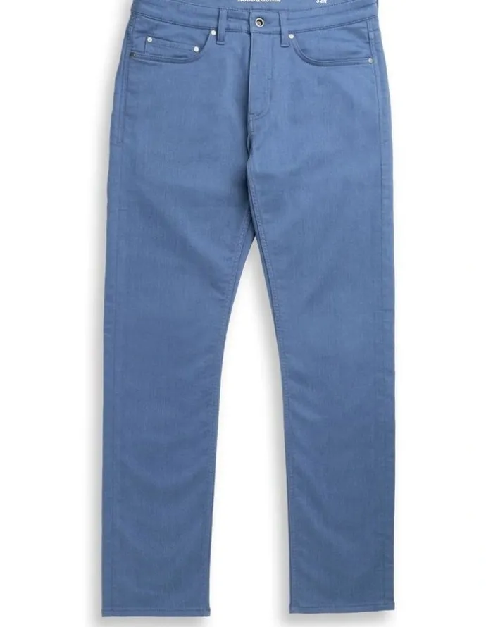 Rodd & Gunn Motion Melange Straight Fit Jean Long Leg in Denim