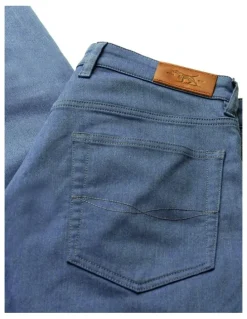 Rodd & Gunn Motion Melange Straight Fit Jean Long Leg in Denim
