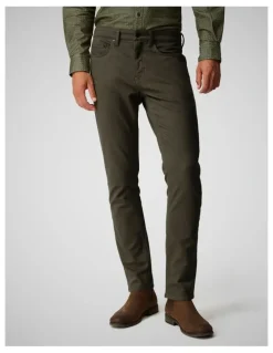 Rodd & Gunn Motion Melange Straight Fit Jean Regular Leg in Bayleaf