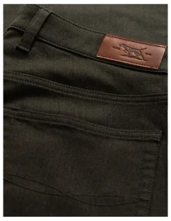 Rodd & Gunn Motion Melange Straight Fit Jean Regular Leg in Bayleaf