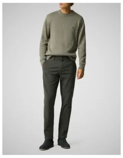Rodd & Gunn Motion Pant Straight Long Leg in Bayleaf
