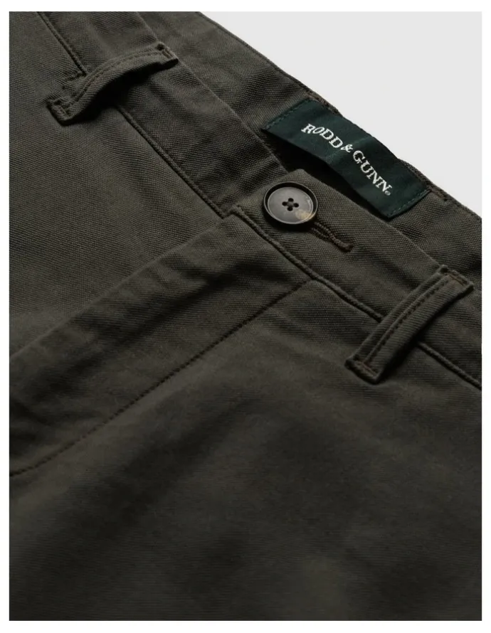 Rodd & Gunn Motion Pant Straight Long Leg in Bayleaf