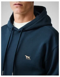 Rodd & Gunn Otago Hoodie in Eclipse
