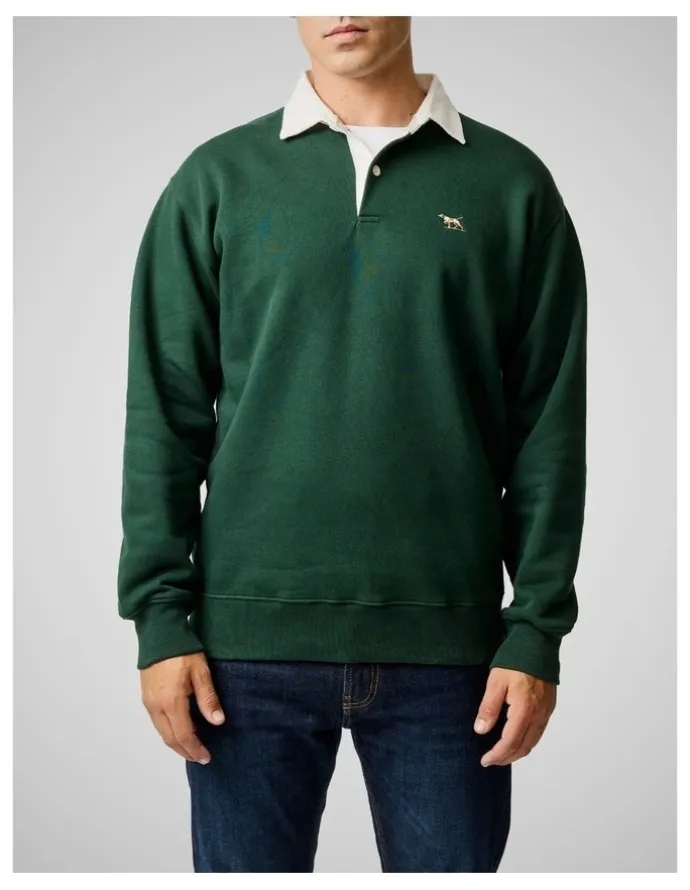 Rodd & Gunn Otago Sweat in Forest