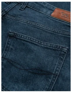 Rodd & Gunn Owaka Straight Fit Italian Denim Regular Leg Jeans in True Blue