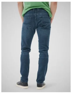 Rodd & Gunn Owaka Straight Fit Italian Denim Regular Leg Jeans in True Blue