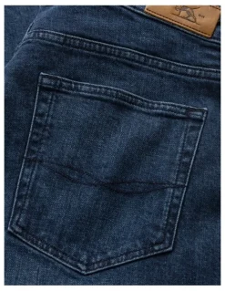 Rodd & Gunn Owaka Straight Fit Italian Denim Regular Leg Jeans in True Blue