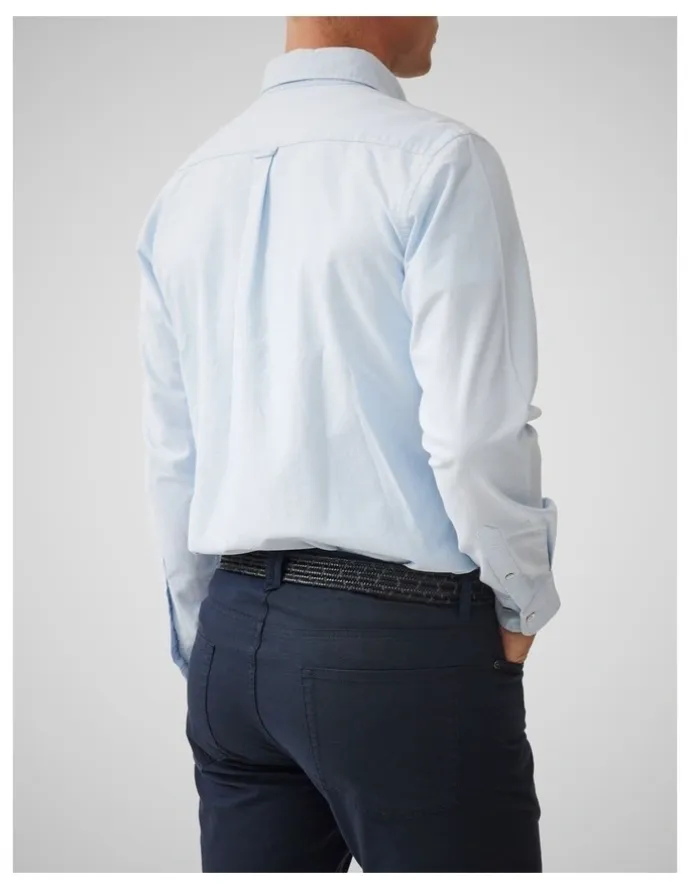 Rodd & Gunn Oxford Long Sleeve Sports Fit Shirt in Cornflower