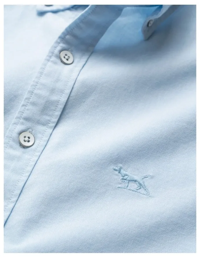 Rodd & Gunn Oxford Long Sleeve Sports Fit Shirt in Cornflower