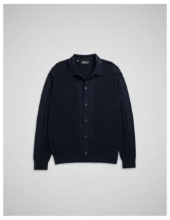 Rodd & Gunn Quinns Flat Knit in Midnight