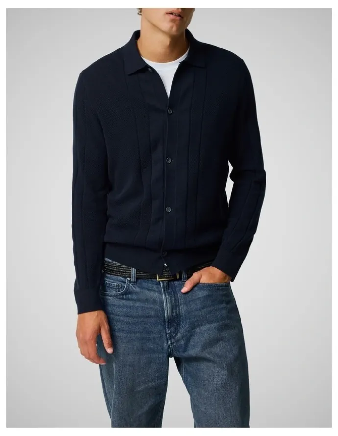 Rodd & Gunn Quinns Flat Knit in Midnight