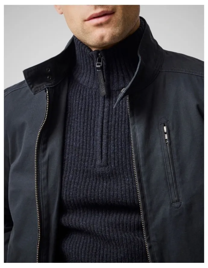 Rodd & Gunn Robbies Road Knit Sweater in Midnight