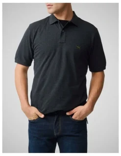 Rodd & Gunn The Gunn Original Fit Polo in Charcoal