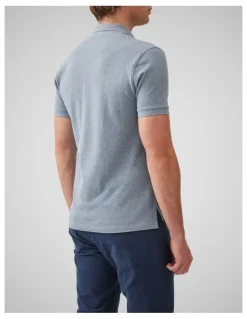 Rodd & Gunn The Gunn Sports Fit Polo in Steel Blue