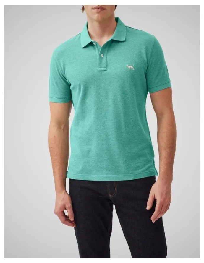 Rodd & Gunn The Gunn Sports Fit Polo in Turquoise