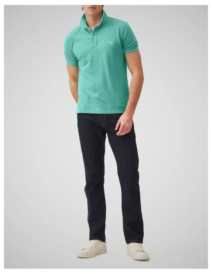 Rodd & Gunn The Gunn Sports Fit Polo in Turquoise