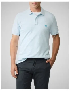 Rodd & Gunn The Gunn Sports Fit Polo in Mist