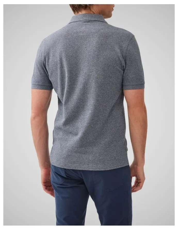 Rodd & Gunn The Gunn Sports Fit Polo in Denim