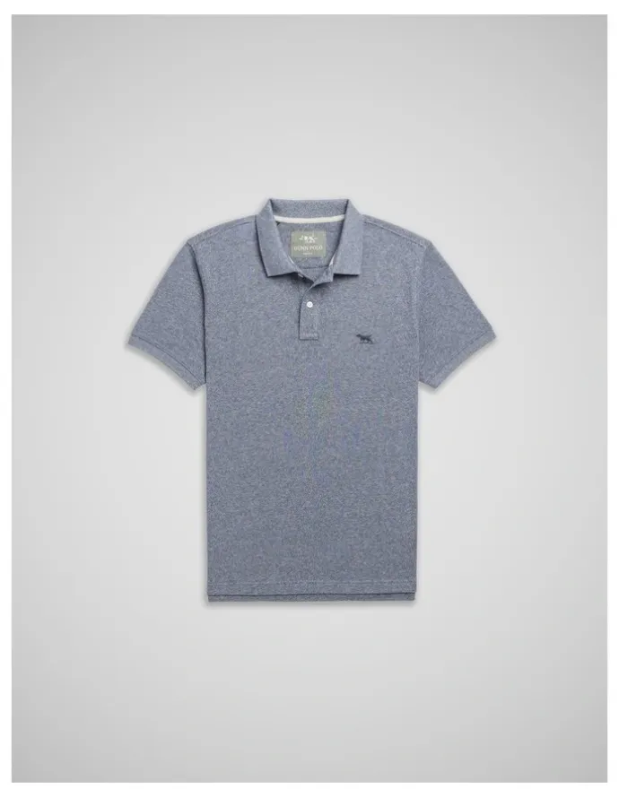 Rodd & Gunn The Gunn Sports Fit Polo in Denim
