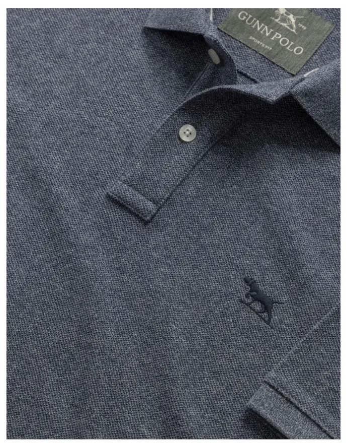 Rodd & Gunn The Gunn Sports Fit Polo in Denim
