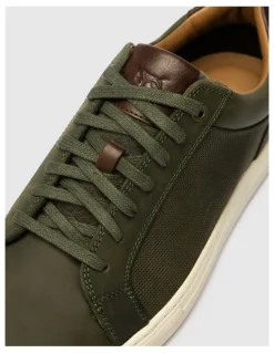Rodd & Gunn Transit Sneaker in Dark Olive