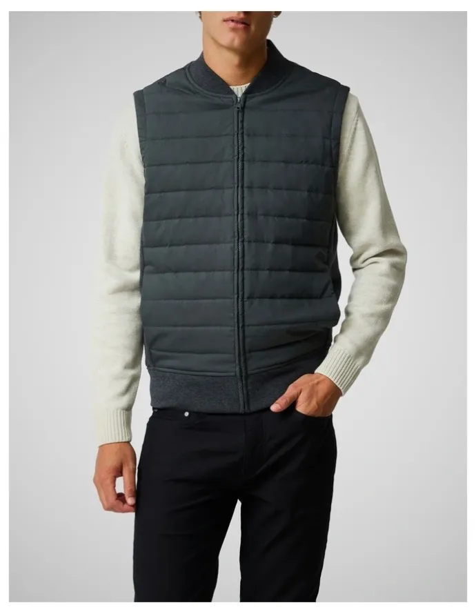 Rodd & Gunn Woodside Vest in Pewter