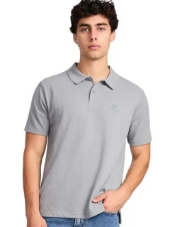 Russell Athletic Brooklyn Pique Men's Polo - Ash
