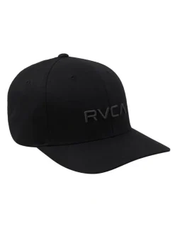 RVCA Flex Fit Hat in Black