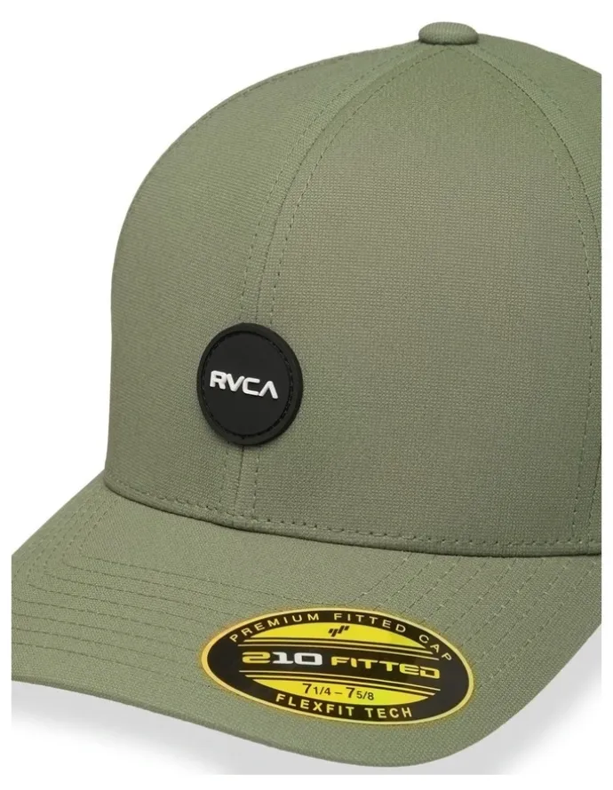 RVCA Seasons Flexfit Cap in Olive