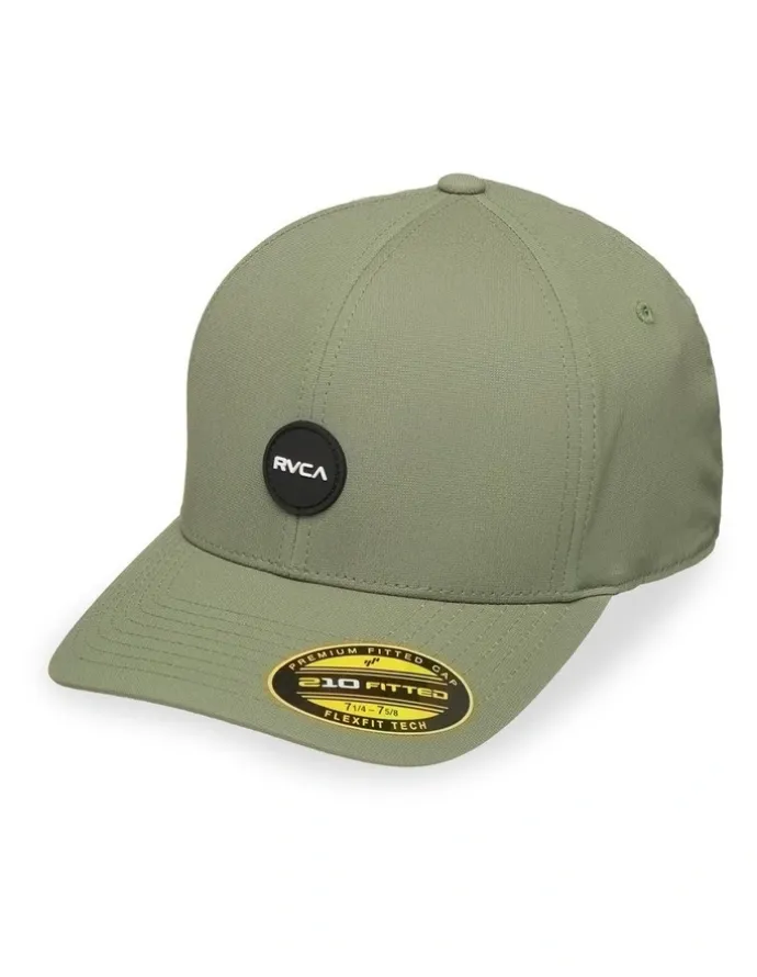 RVCA Seasons Flexfit Cap in Olive