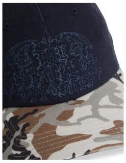 RVCA Seeing Stars Snapback Cap in Navy